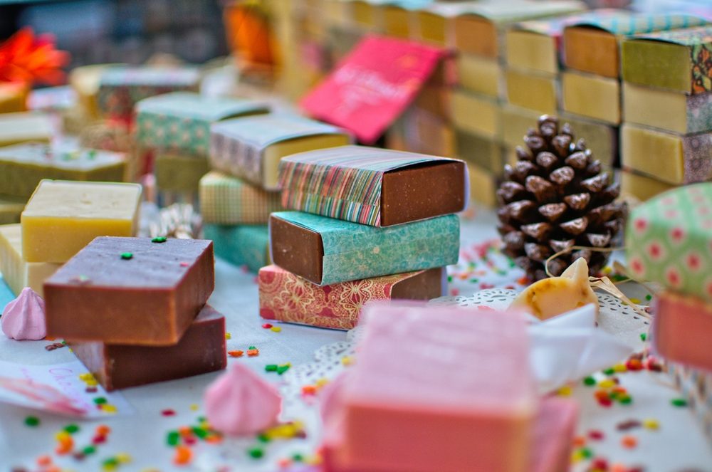 Custom handmade soaps as gifts