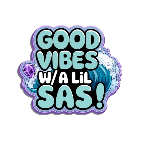 Good Vibes w/ a Lil Sass logo